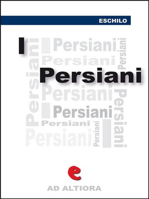 cover image of I Persiani